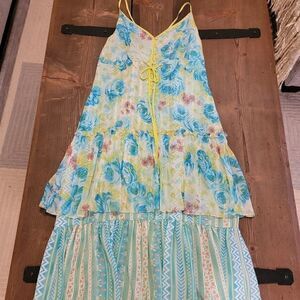 Tracy Reese Silk Midi Dress Quirky Cool size 6